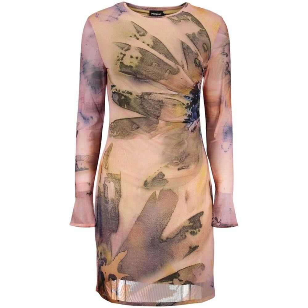 Desigual Pink Polyester Women's Women's Dress